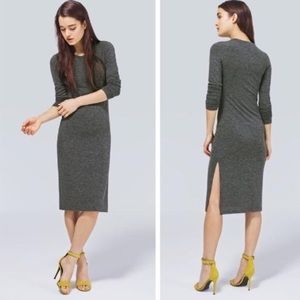 WILFRED FREE PARLEUR BODYCON MIDI DRESS